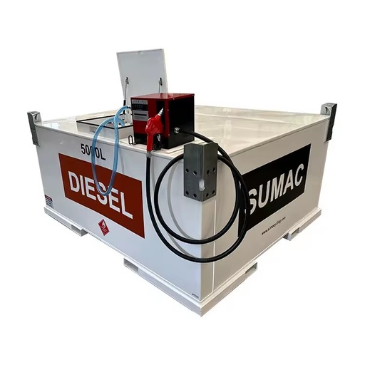 Large-Capacity 4000L Carbon Steel Double Wall Oil Tanks Pump Stationary Outdoor Oilfield Fuel Storage Equipment Customizable