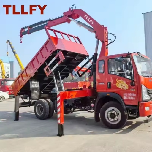 New 5t Hydraulic Knuckle Truck Mounted Crane Featuring Motor and Pump Now Available Oilfield Pumping Unit