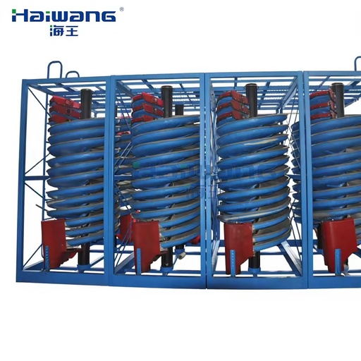 For High Recovery FRP Spiral Gravity Separator CE Certified Low Consumption 220V 1 Year Warranty Mineral Separator Lithium