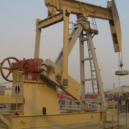 API Standard Walking Beam Heavy Duty Oilfield Surface Equipment Sucker Rod Pumping Unit for Onshore Wells