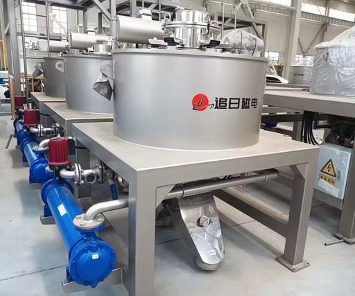 Large Capacity High Magnetic Field Strength Electricity Magnetic Separator Mining Mineral Dry Powder Iron Remover