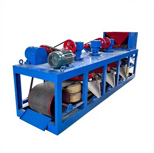 Advanced Gold Mineral Separation Premium 100-800kg/h Triple Disc Magnetic Separator with Motor Core High-Accuracy