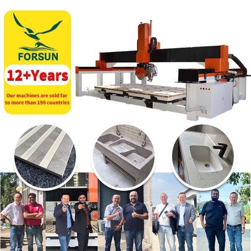 Circular cutting machine marble stone cutting Porcelain Tile Slabs Water Jet Cutter 5 axis bridge cutting machine