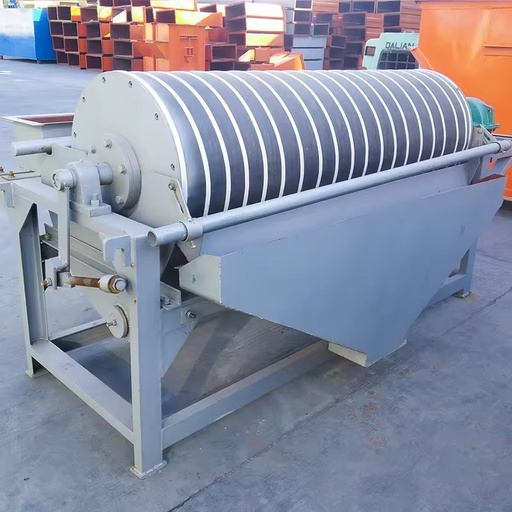 New Condition Steel Cylindrical Wet Magnetic Separator Iron Ore Gold Mineral Separator Motor Bearing Core Component Included