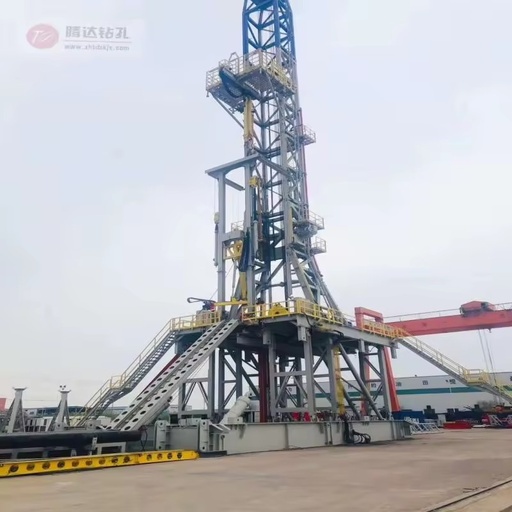API Certified 9000m Land Oil Drilling Rig ZJ90 with Hydraulic Disc Brake K-type 2200kW Motor for Oilfield Exploration