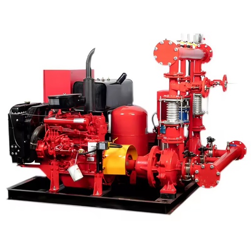 Factory Price OEM NFPA20 Fire Pump Unit 500gpm Diesel with Electric Jockey Pump for Warehouse Protection