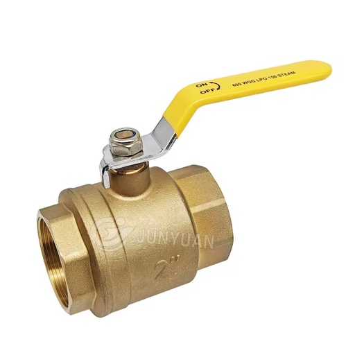 1/4 Inch 4-Inch Brass Ball Valve UL 250PSI 600 WOG FNPT High Temperature Heavy Duty Manual Control Ball Valve for Water Gas Oil