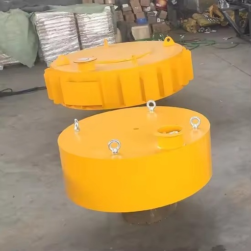 Automatic Round Shape Suspended Dry Type Electromagnetic Magnetic Separator Mineral Hanging Conveyor Belts for Iron Removal