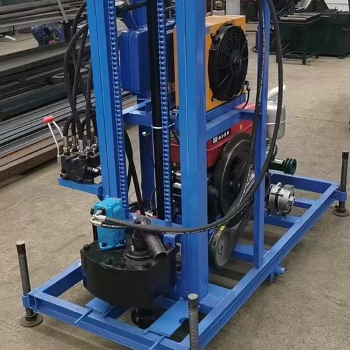 100m 120m 150m 130m Portable Water Well Drilling Rig with Diesel Engine Underground Borehole Drilling Rig Water Pumping Wheels