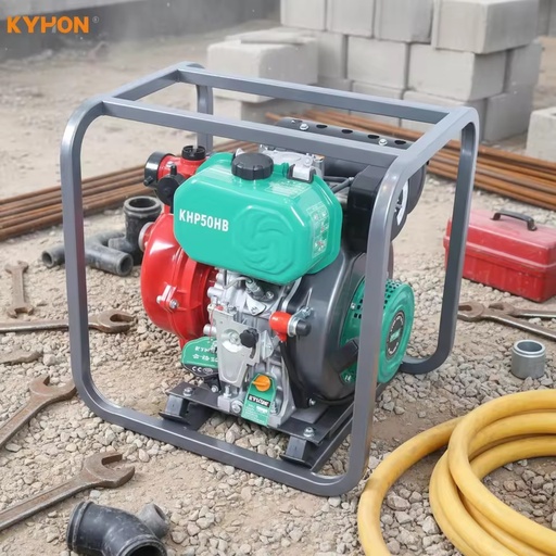 Energy Saving Low Fuel Consumption High Pressure Air-Cooled Diesel Engine Farm Irrigation Water Pump Unit Metal Digital 23m/h