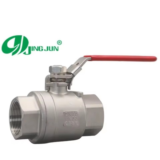 2PC DIN Stainless Steel Female Thread Manual High-Pressure Ball Valve