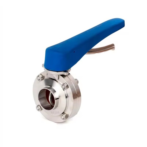 Manufacturer Direct Wholesale Sanitary Stainless Steel Clamp Butterfly Valve Duckbill Handle Manual 2 Inch Water 1 Year Warranty