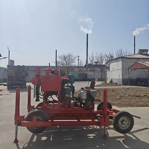 Diesel-Powered Portable Automatic Rotary Core Drilling Rig with Engine Pump & Gear for Ore Drilling 400m Depth 900kg Weight