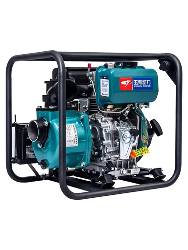 Powered Diesel Engine-Driven Iron Water Pumps 2/3/4/6 Inches High-Pressure Firefighting Agricultural Irrigation Pumps
