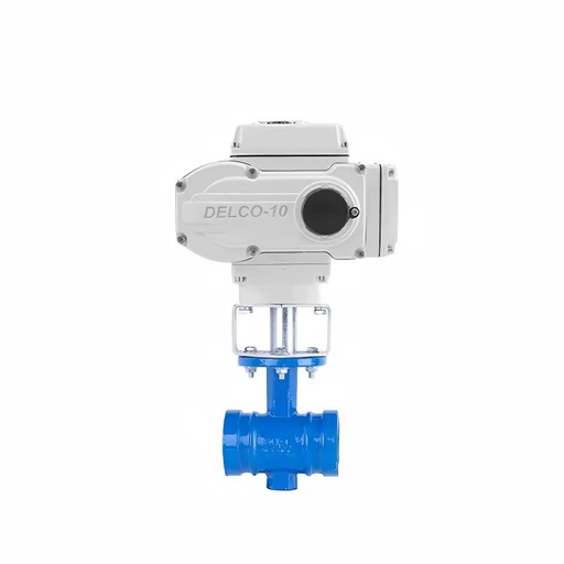 Motorized Grooved Butterfly Valve (DN40-DN1200) - Fast Installation for HVAC & Fire
