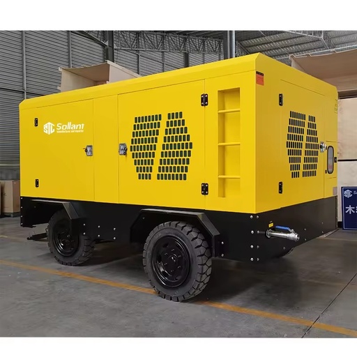 9. 4x4 Off-Road Diesel Portable Air Compressor for Remote Mining and Oilfield Operations