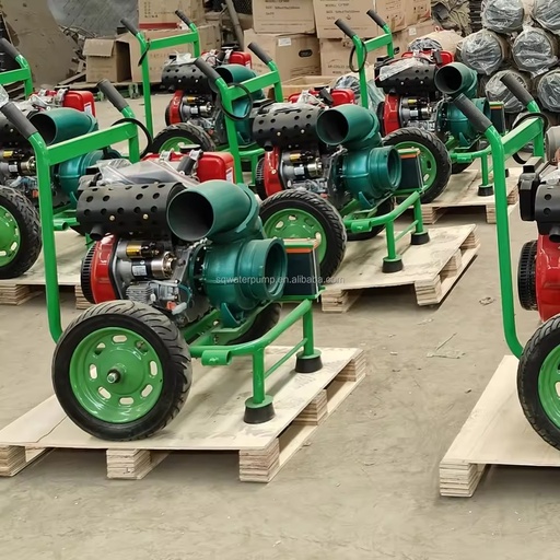 150mm Centrifugal Water Pump 12HP 195F Air-cooled diesel Pump Unit 200m3/h Flooding Irrigation Pump