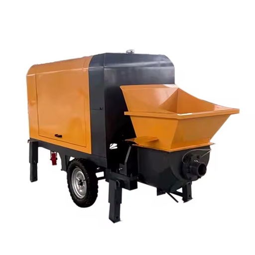 Stationary Type High-Performance Concrete Pumping Unit Powered by a Strong Diesel Engine, Diesel Concrete Pump