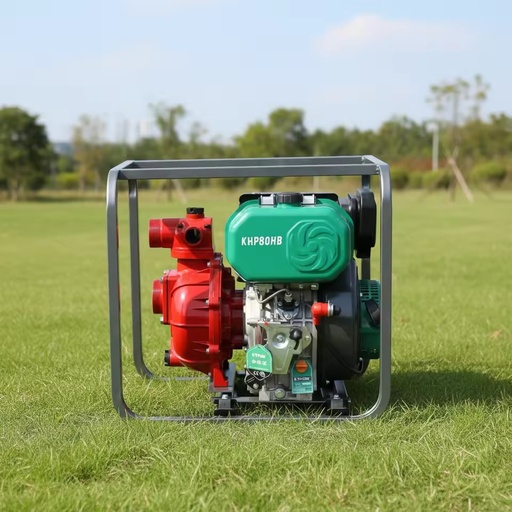 Industrial High Pressure Water Pump Unit Air-Cooled Diesel Engine Driven Metal Irrigation System