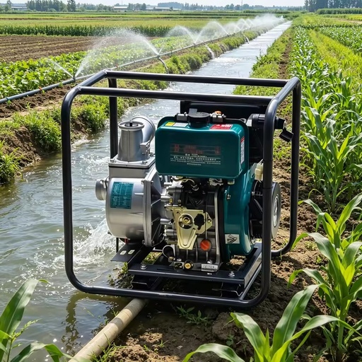 Portable 7.5 HP 3 Inch 4 Inch Diesel/Gasoline Engine Single-stage Pump Water Pump for Farming Agriculture Irrigation Industrial