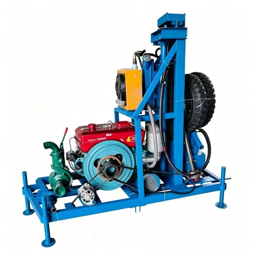 Professional Water Well Drilling Rig Deep Well Drilling Machine with 22HP Diesel Power for Irrigation Construction