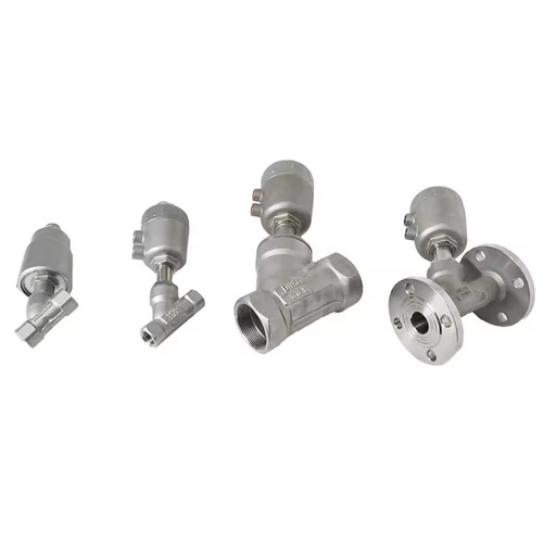 304 Stainless Steel Angle Seat Valve/steam High-temperature Angle Valve/pneumatic Y-shaped Control Valve