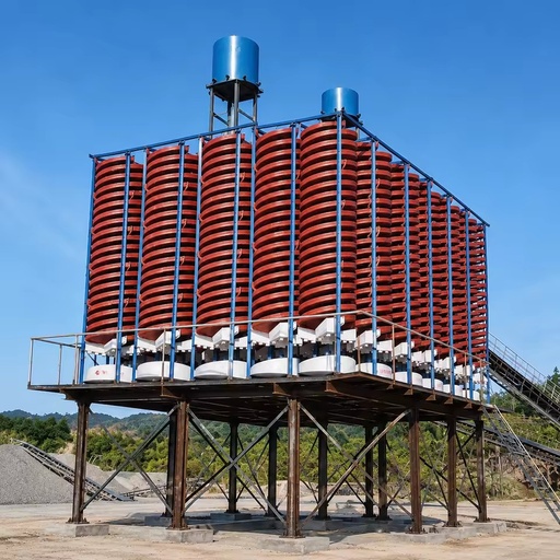 Mining Spiral Separator Equipment with High Recovery Rate for Gold Sand Ore Dressing and Gravity Separation