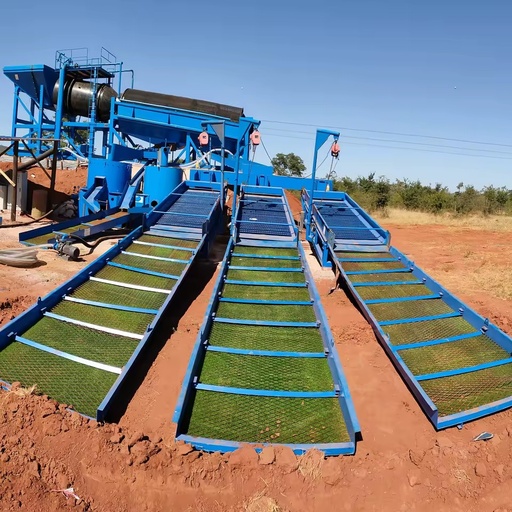 Small Medium Alluvial Gold Mining Gold Panning Equipment Portable Gold Recovery Separator with High Gold Recovery Sluice Box