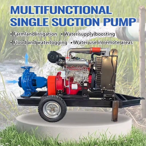 75kw Factory Price diesel Engine Driven Agricultural Water Pump Equipment Set for Field Irrigation System