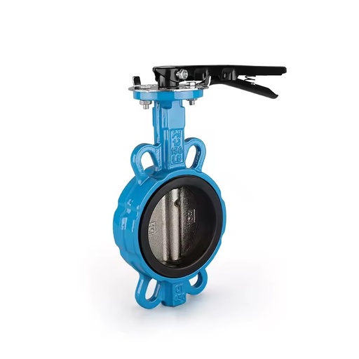 DQ Hot-selling D71X-16Q Manual Butterfly Valve Ductile Iron Wafer Type Soft Seal Butterfly Valve Manual wafer butterfly valve