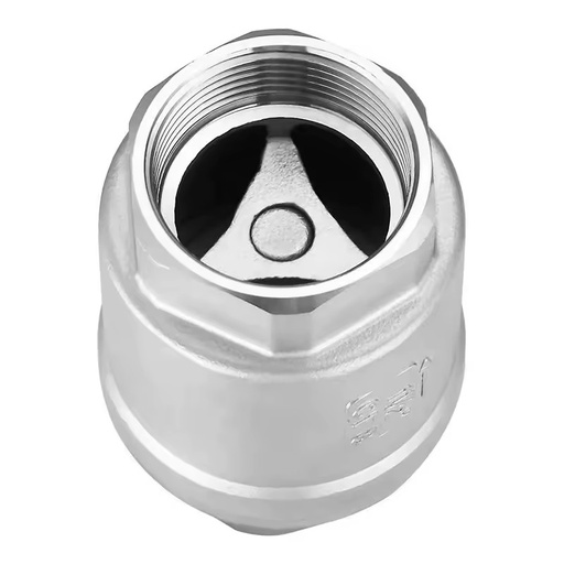 Spring Loaded Water Steam Air Flow Medium Pressure PN 1.6-6.4Mpa Vertical Screw End Check Valve