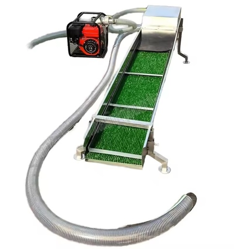 Gravity Type 3-Deck Screen Mineral Separator Gasoline Engine Driven Ore Sorting Machine for Alluvial Gold Mining