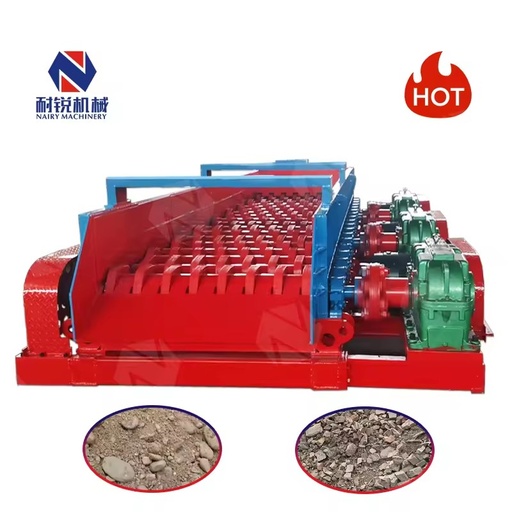 Automatic Mud Stone Wobbler Feeder Roller Machine Mineral Soil Separation Rock and Clay Wet Separator