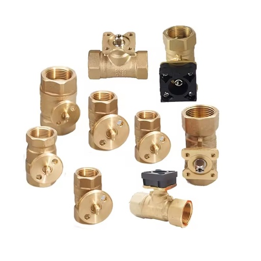 Factory Price Forged Brass Valve Supplier 2 Way 1/2'' 3/4'' 1'' 32mm 40mm 50mm Motorized Control Valves Brass Ball Valve