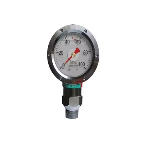 Pressure Gauge for Drilling Rig Equipment | High Pressure Shock Resistant | 5000 PSI, 1/2" NPT | for Mud Pump, BOP Control Unit