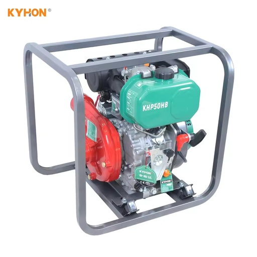Hot Selling Single Cylinder Four-Stroke Vertical Air-Cooled diesel Water Pump Unit 23m/h Flow Rate 50m Irrigation System