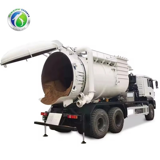 Japanese Truck Vacuum Pump CT2500D 15CBM Industrial Dry Vacuum Truck HIBON Blower 5700m3h Powder Suction Loader Factory Outlet