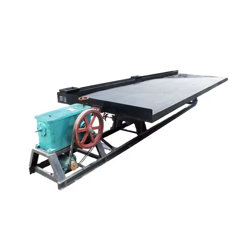 99% Recovery Rate Gold Concentration Shaking Table Mineral Separator Pump Motor Gear Bearing for Mining Gravity Separation