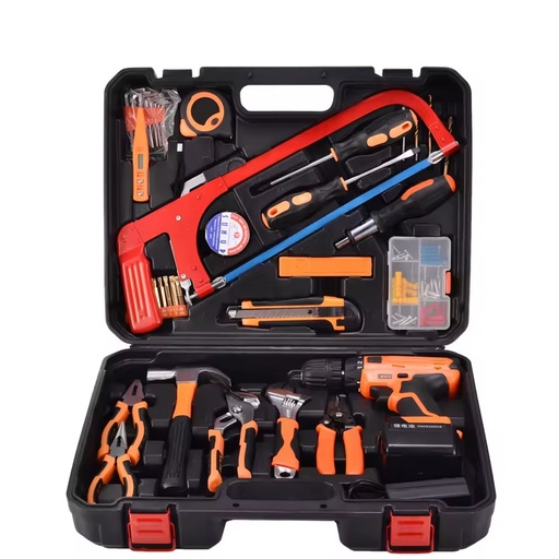 Hot-selling Household Toolbox Repair Universal Manual Tool Kit Hand Hardware Tool Set Electric Tool Set