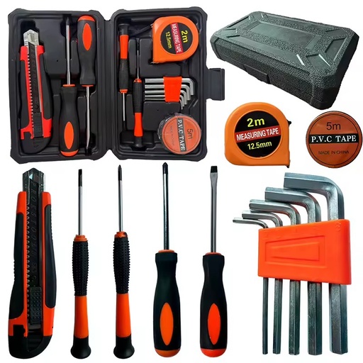 Home Hardware DIY Hand Tool Kit Multi-Purpose Phillips Flathead Screwdriver Set Including Electric Wrench Angle Grinder Hard