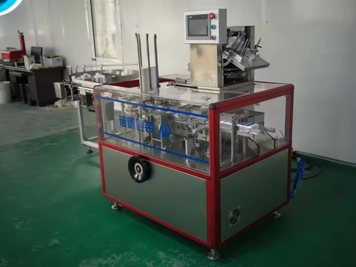 Precision Bottle Cartoning Machine with Mechanical Cam, Compression Roller, and Bottle Separator for Round Aluminium Bottles
