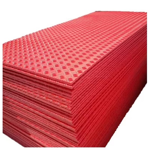 12.7mm Thick Heavy Equipment HDPE Temporary Road Mat 4x8 HDPE Ground Protection Track Mat for Oil Field,airport