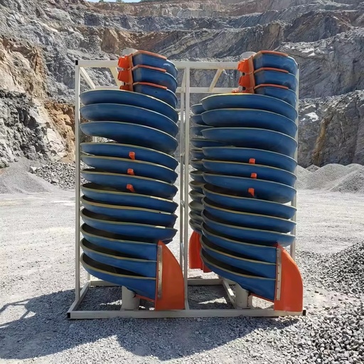 Beach Sand and Silica Sand Processing Mineral Spiral Separator with PLC Core Components Patented High Rigidity Design