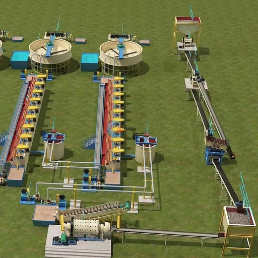 25tpd Copper Mine Processing Line Equipment Machine