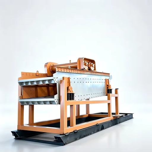 ZHONGTAI Double Shaft Horizontal Vibrating Screen 0 Degree Linear Motion 380V Engine 7500KG Quarry Ore Processing Equipment