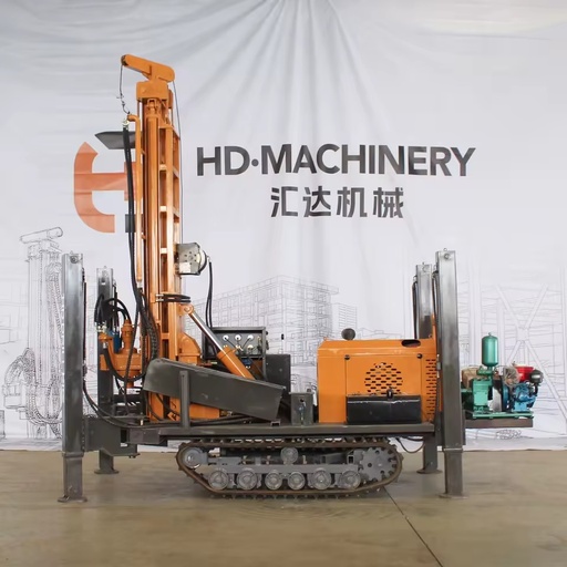 200m 300m 400m Diesel Water Well Drilling Rigs Machine Hydraulic Portable Mine Drilling Rig