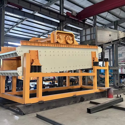 Factory Custom Double Shaft Horizontal Vibrating Screen with Engine 0 Degree Linear Motion for Quarry Ore Mineral Processing