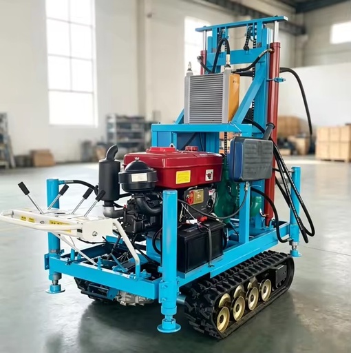 Field Independent Working Drilling Equipment With Stable Gasoline Powered Driving System Water Well Drilling Rig