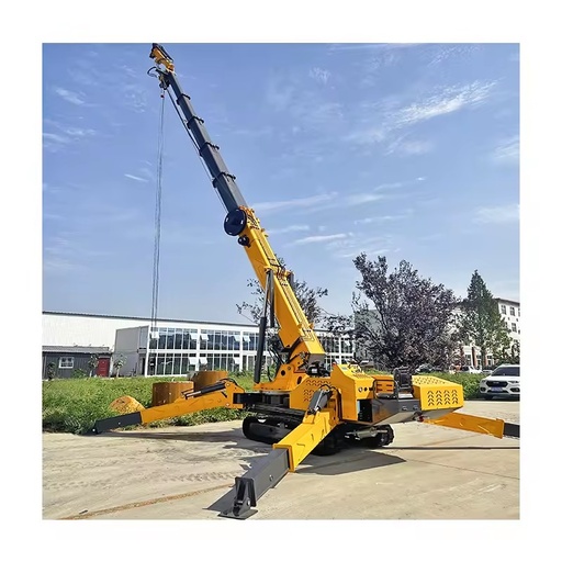 High Quality 3/5/8 Ton Small Oil and Electricity Dual-use Remote Control Crawler Self-propelled Narrow Field Spider Crane