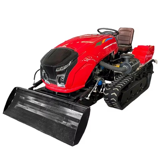 High Horsepower Crawler Tractor 50/60/80/100/120HP Diesel Farm Tractor Rubber Tracks Heavy-duty Agriculture Machine Pump Gear